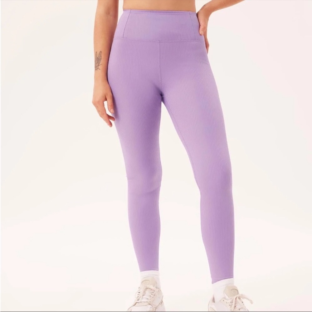 girlfriend collective violet rib high rise legging Medium